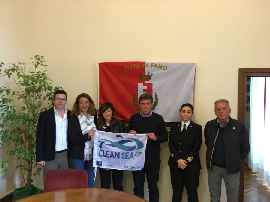 Clean Sea Life con il sindaco di Fano Massimo Seri
