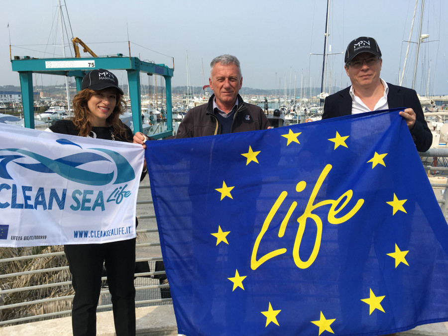 Clean Sea Life a Marina dei Cesari